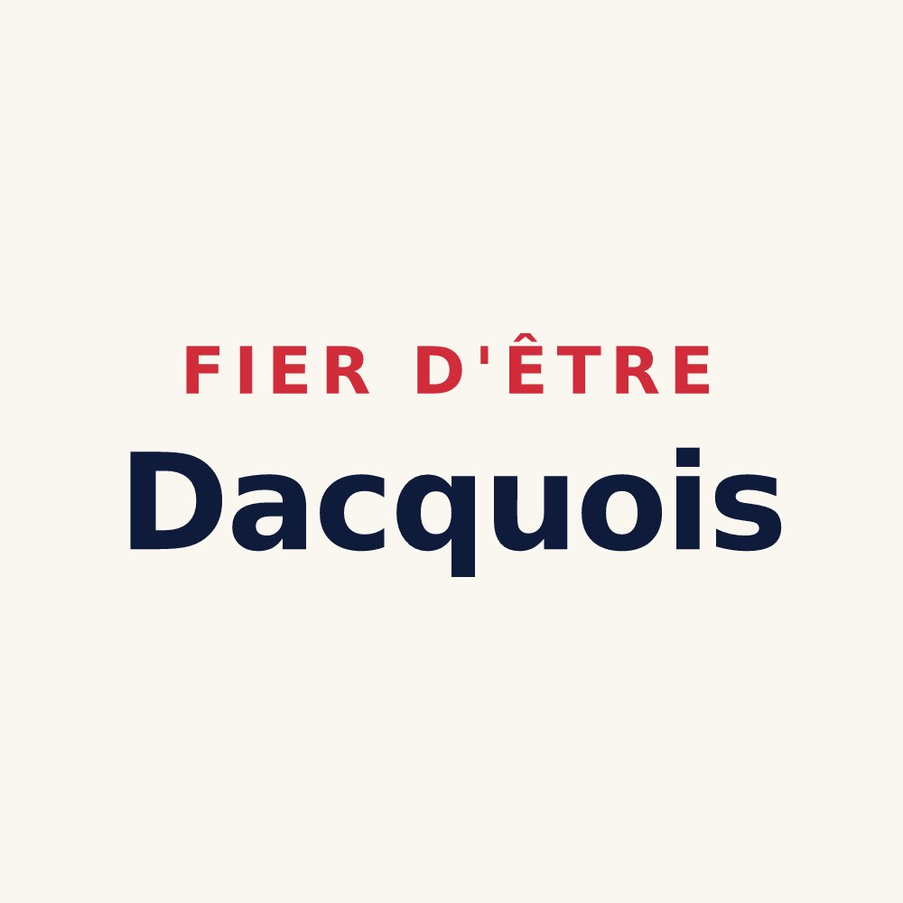 Tasse « Fier d'être Dacquois » — design pour Dax