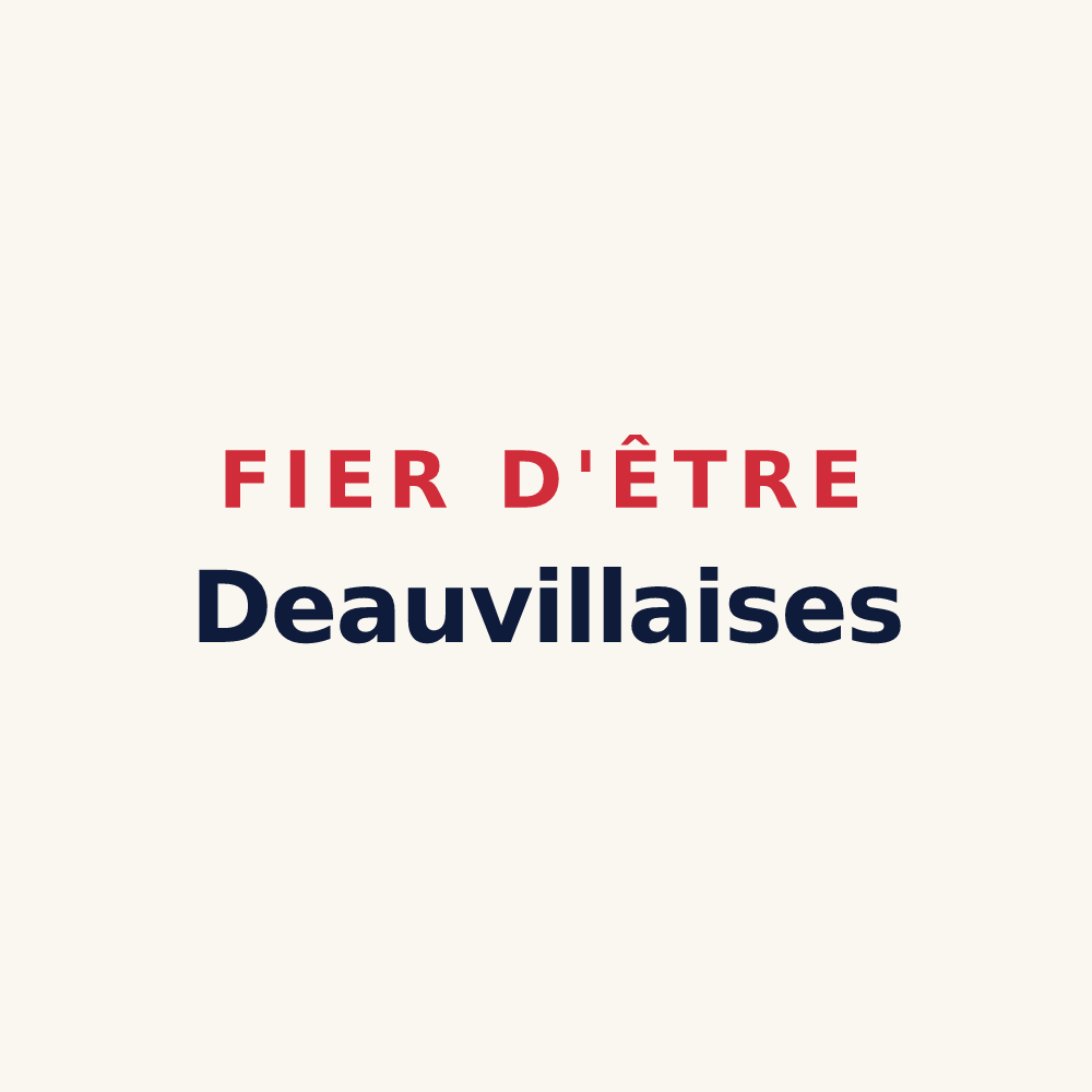 Tasse « Fier d'être Deauvillaises » — design pour Deauville