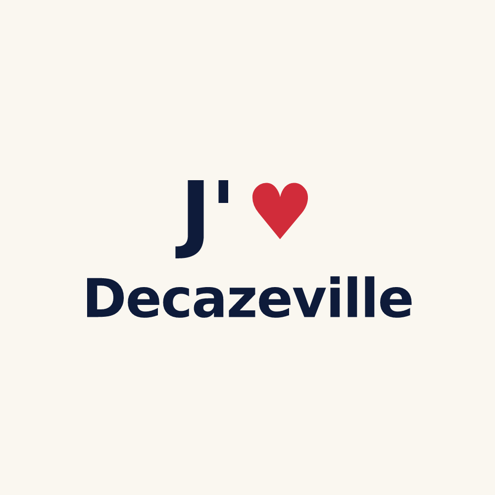 Tasse personnalisée Decazeville — design J'aime Decazeville