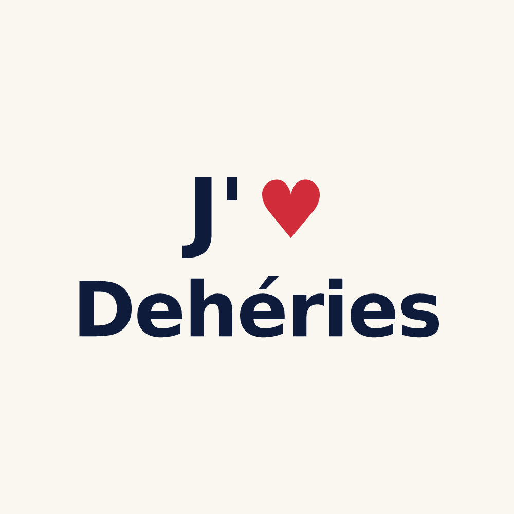 Tasse personnalisée Dehéries — design J'aime Dehéries