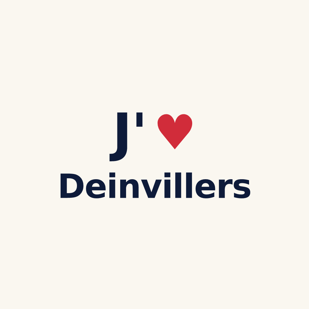 Tasse personnalisée Deinvillers — design J'aime Deinvillers