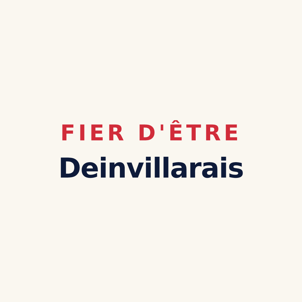 Tasse « Fier d'être Deinvillarais » — design pour Deinvillers