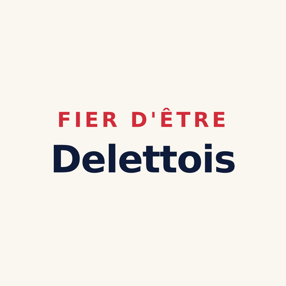 Tasse « Fier d'être Delettois » — design pour Delettes