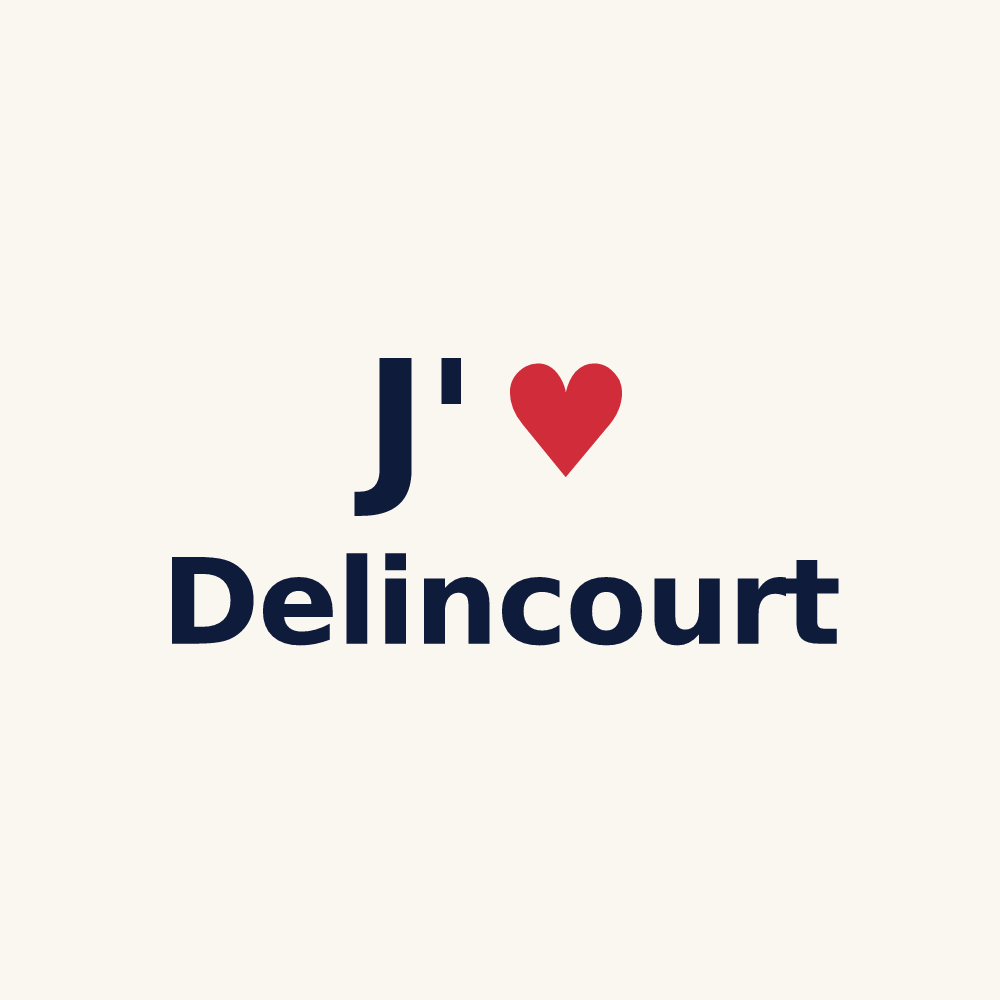 Tasse personnalisée Delincourt — design J'aime Delincourt