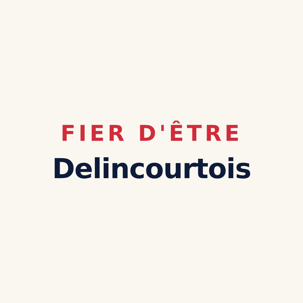 Tasse « Fier d'être Delincourtois » — design pour Delincourt