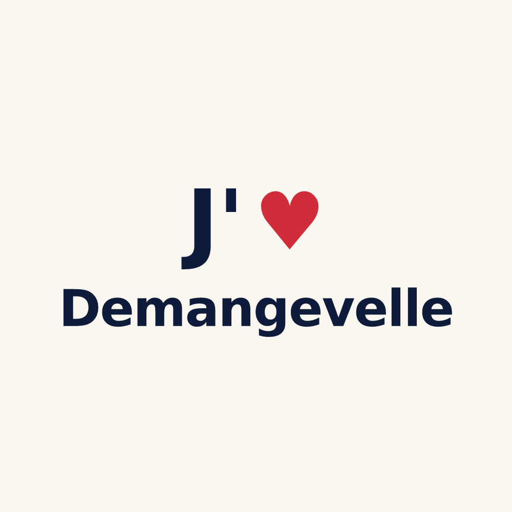 Tasse personnalisée Demangevelle — design J'aime Demangevelle