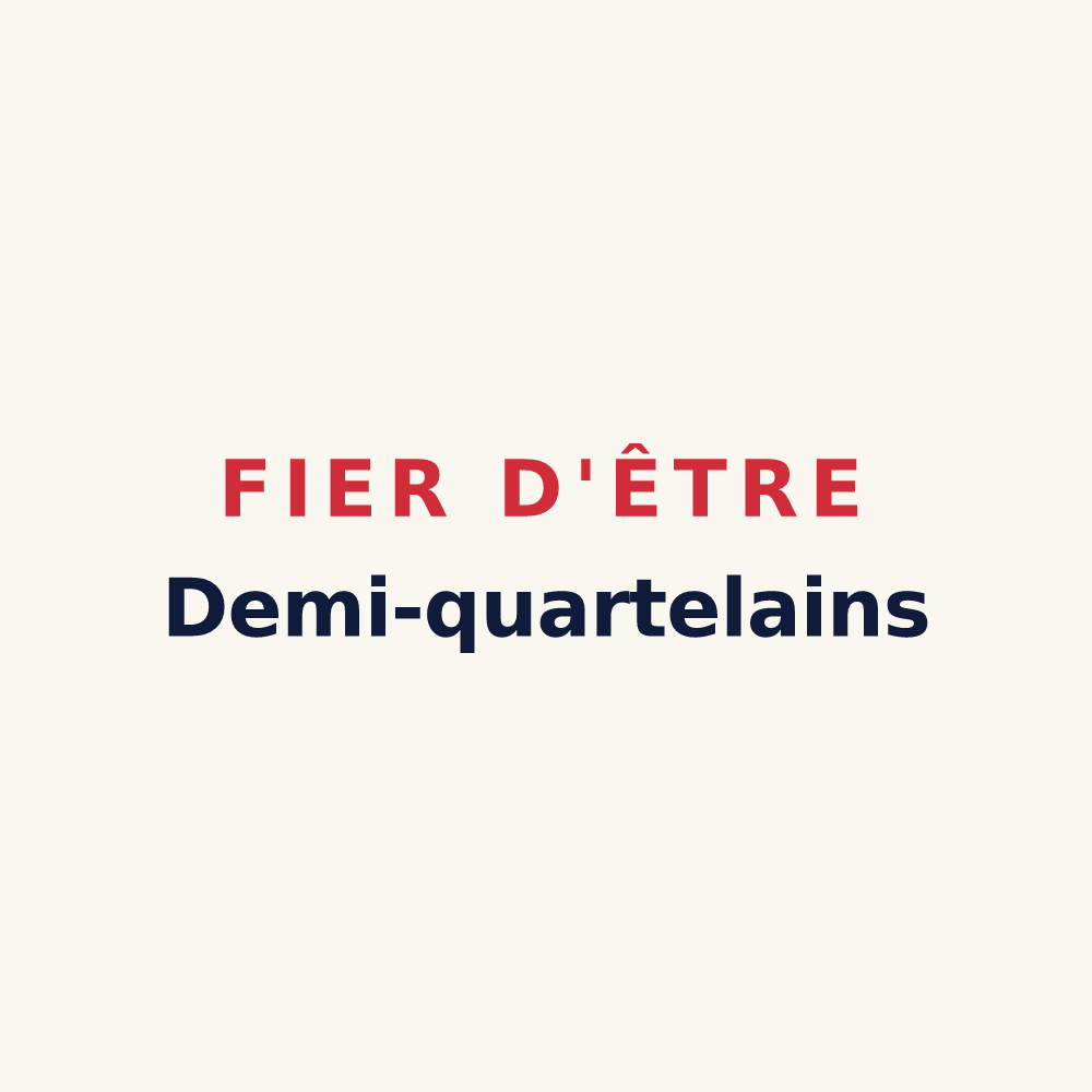 Tasse « Fier d'être Demi-quartelains » — design pour Demi-Quartier