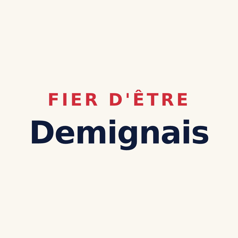 Tasse « Fier d'être Demignais » — design pour Demigny