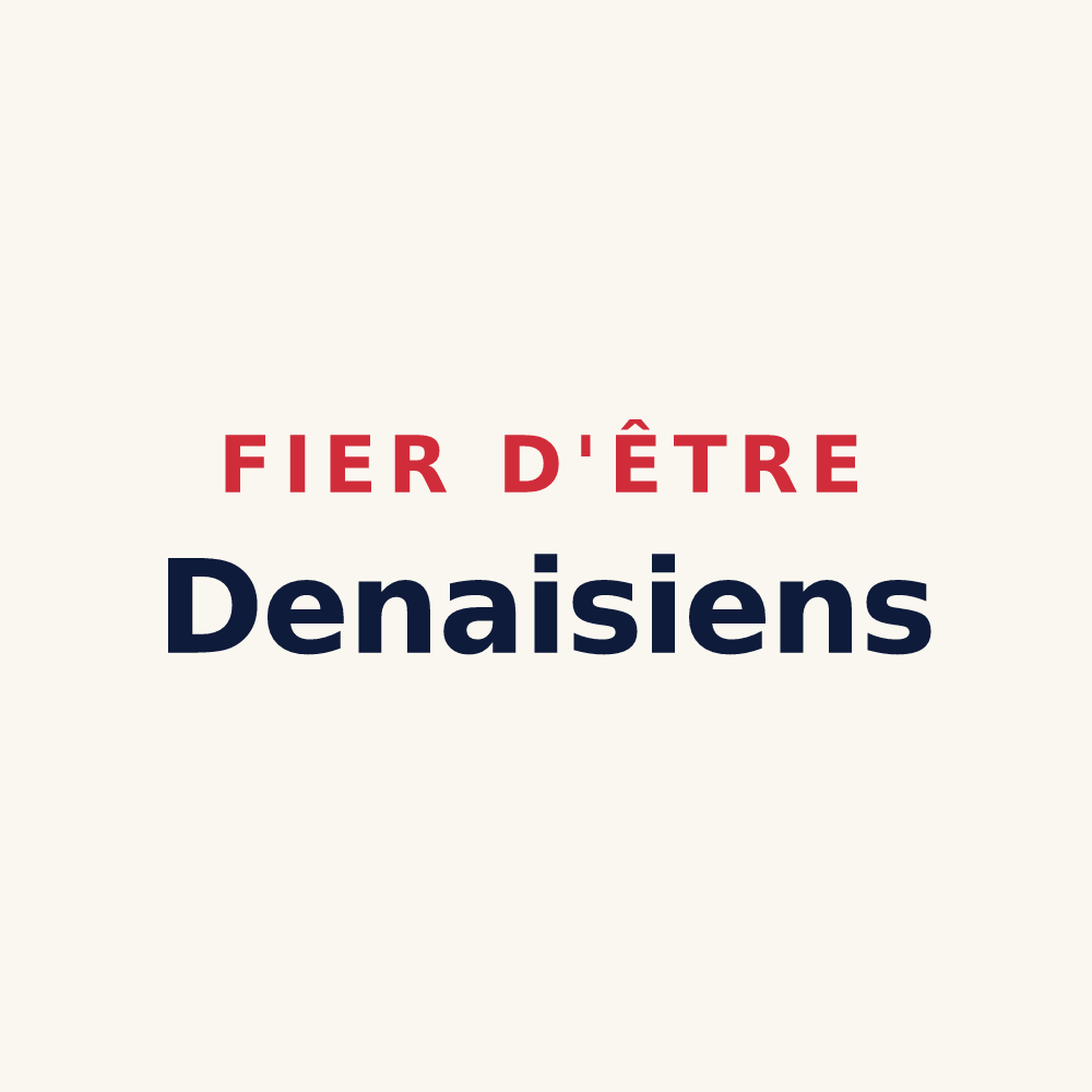 Tasse « Fier d'être Denaisiens » — design pour Denain