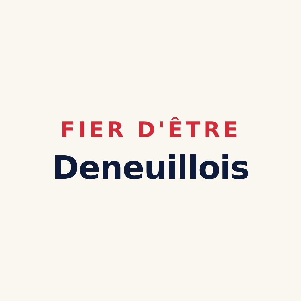 Tasse « Fier d'être Deneuillois » — design pour Deneuille-les-Mines