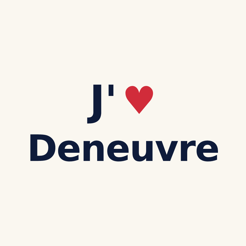Tasse personnalisée Deneuvre — design J'aime Deneuvre