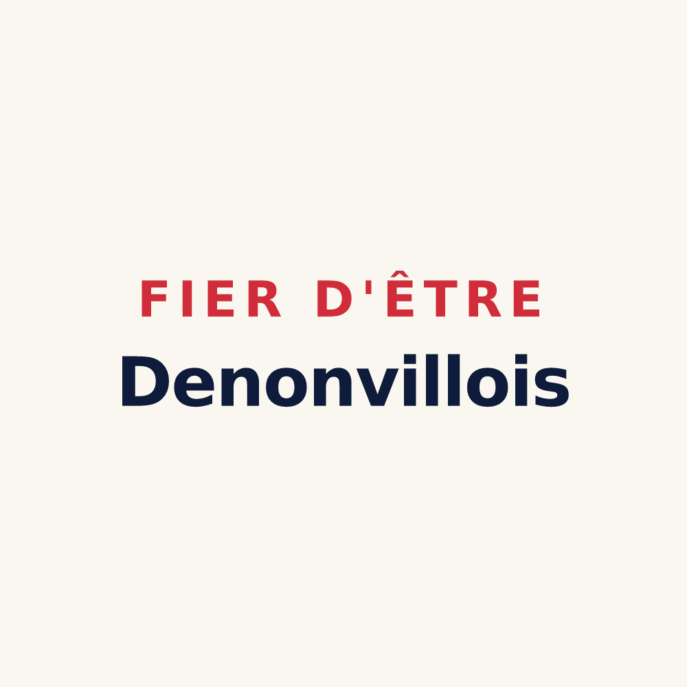 Tasse « Fier d'être Denonvillois » — design pour Denonville