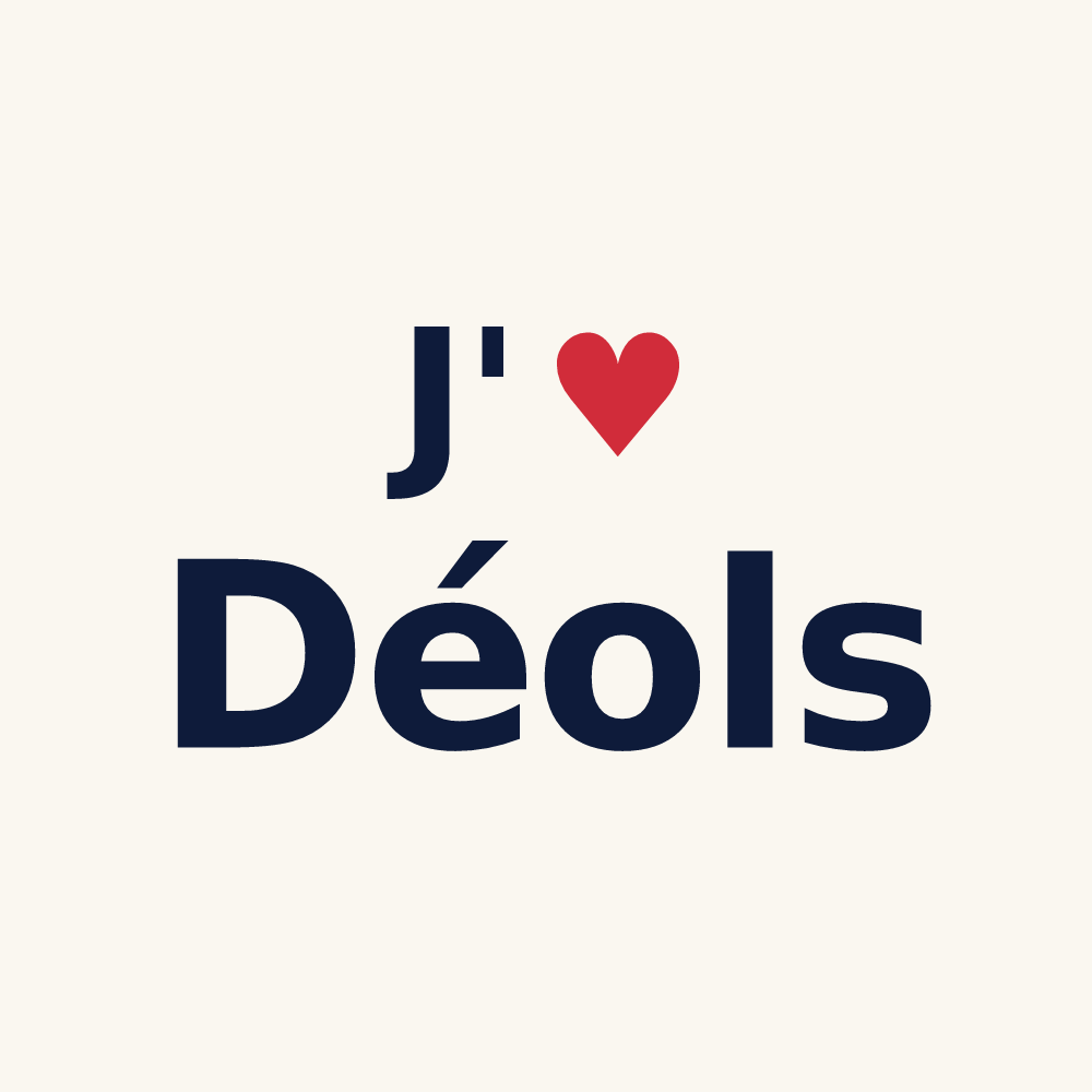 Tasse personnalisée Déols — design J'aime Déols