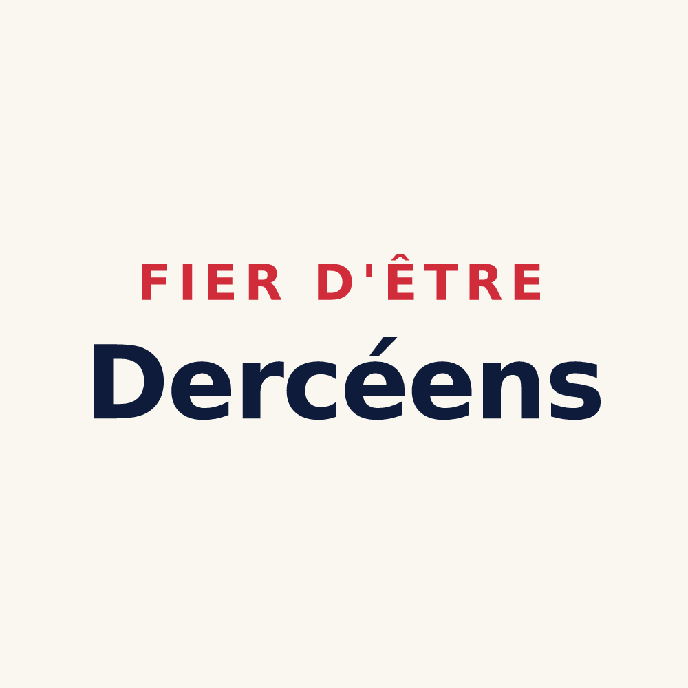 Tasse « Fier d'être Dercéens » — design pour Dercé