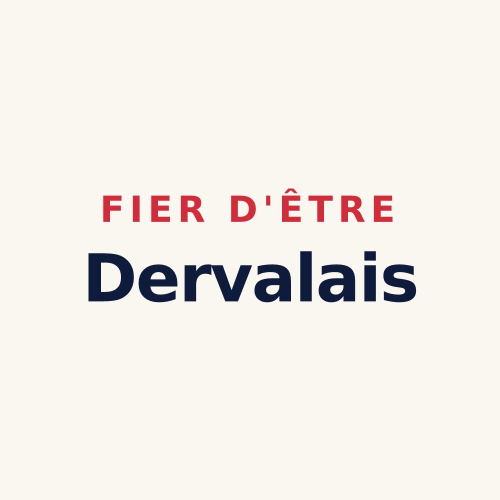 Tasse « Fier d'être Dervalais » — design pour Derval