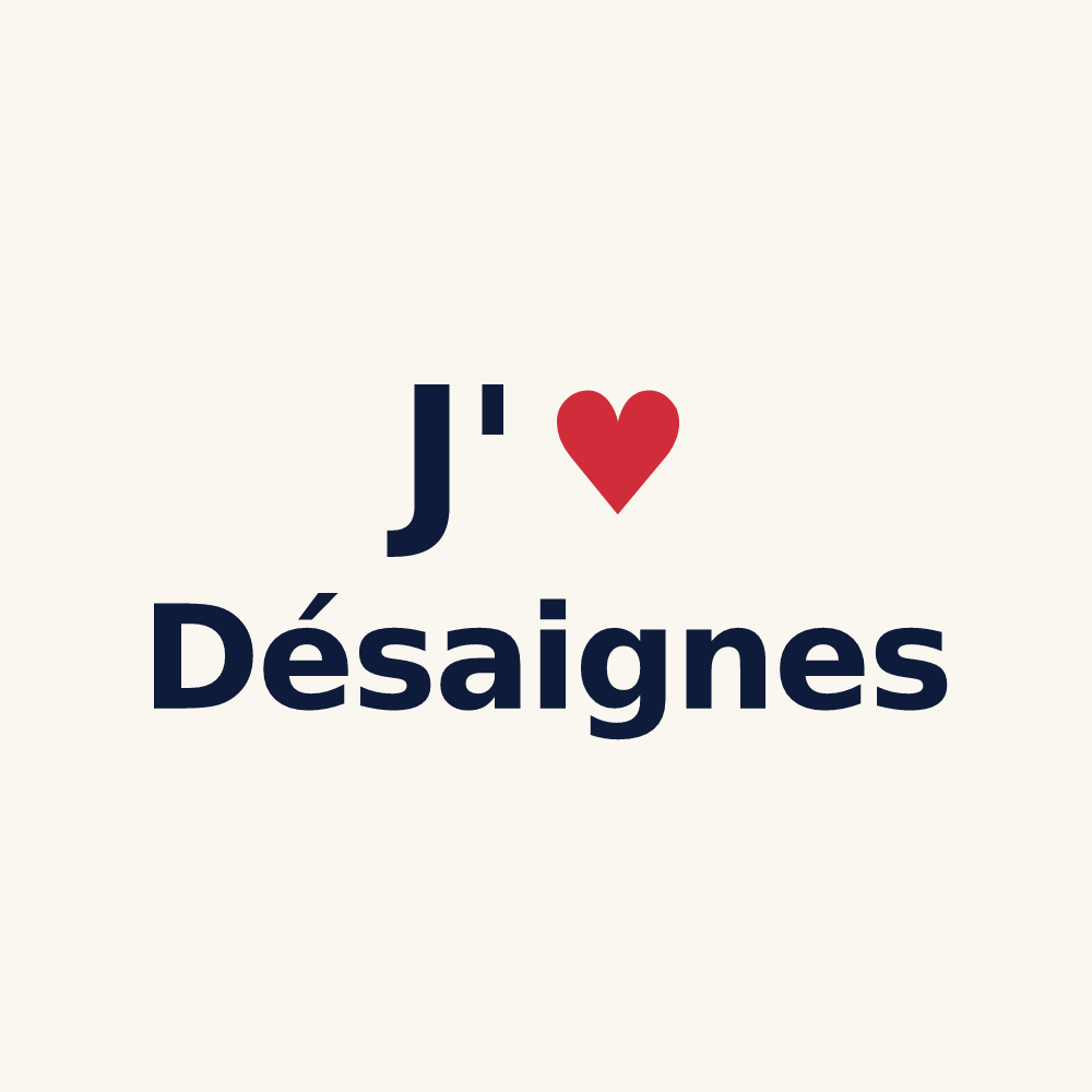 Tasse personnalisée Désaignes — design J'aime Désaignes