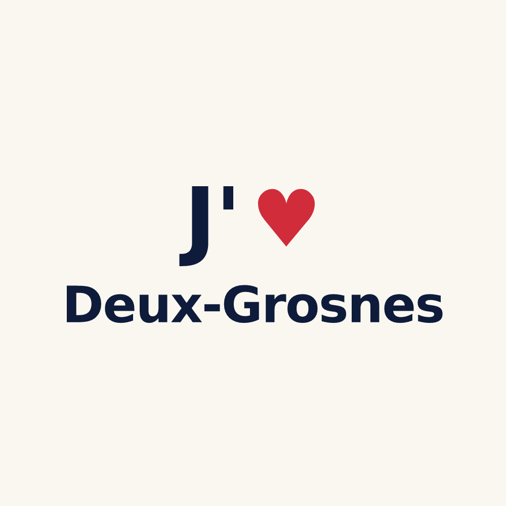 Tasse personnalisée Deux-Grosnes — design J'aime Deux-Grosnes