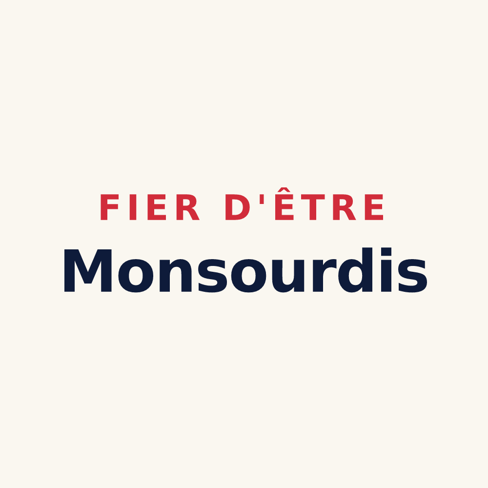 Tasse « Fier d'être Monsourdis » — design pour Deux-Grosnes