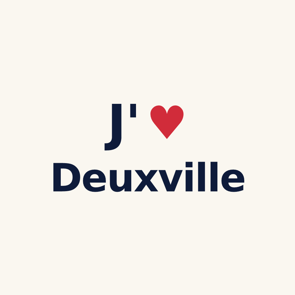 Tasse personnalisée Deuxville — design J'aime Deuxville