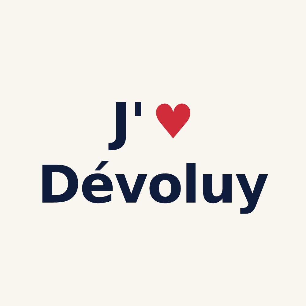 Tasse personnalisée Dévoluy — design J'aime Dévoluy