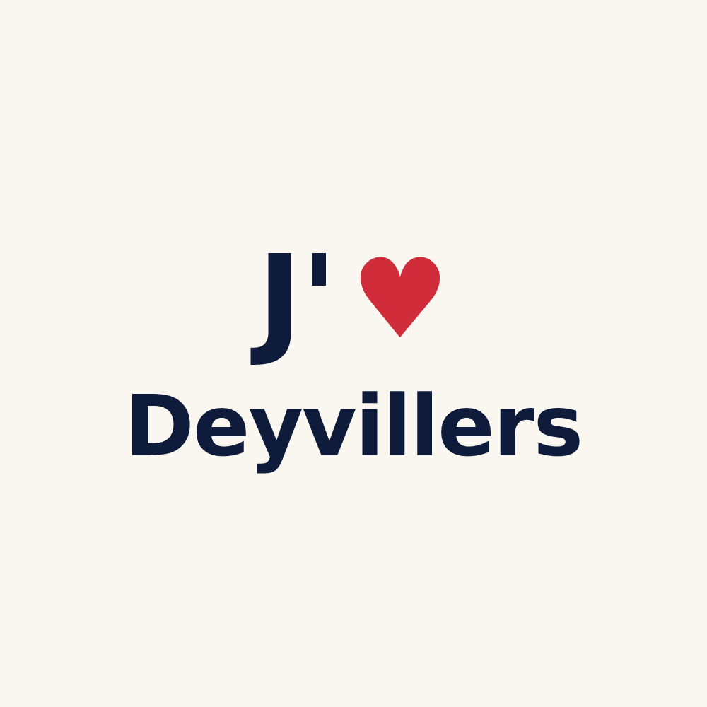 Tasse personnalisée Deyvillers — design J'aime Deyvillers