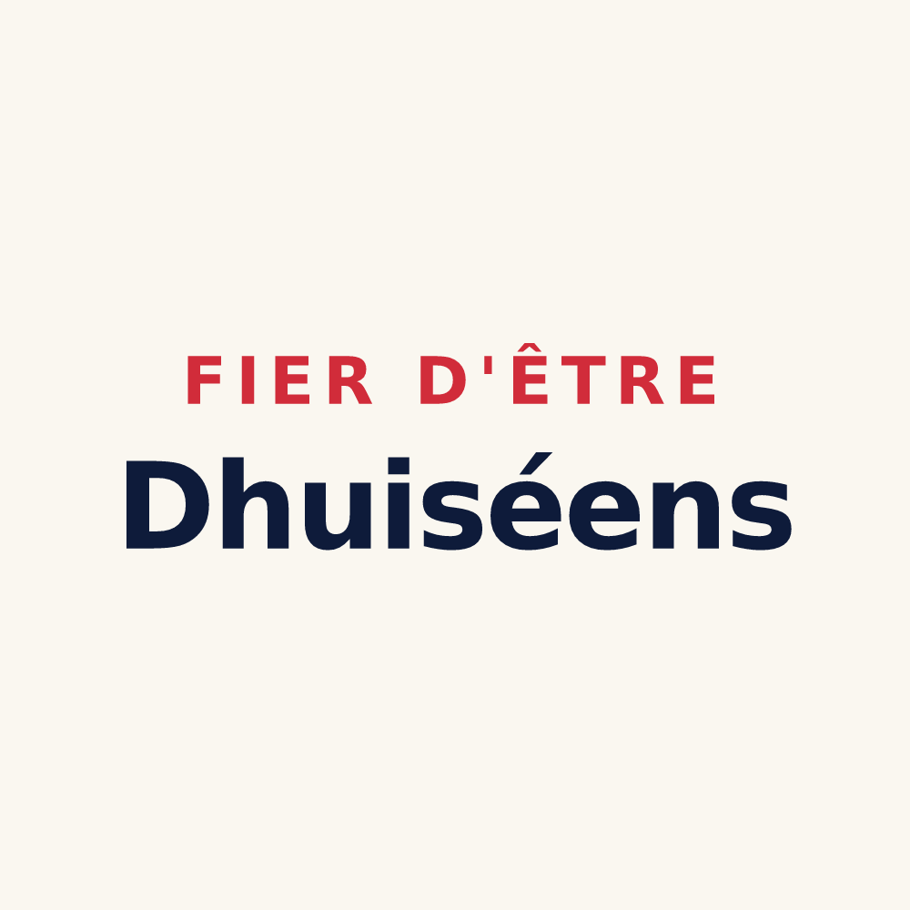 Tasse « Fier d'être Dhuiséens » — design pour Dhuisy