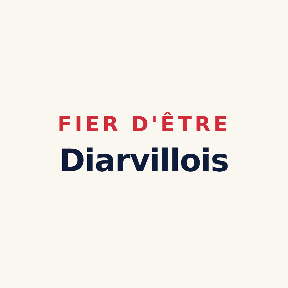 Tasse « Fier d'être Diarvillois » — design pour Diarville