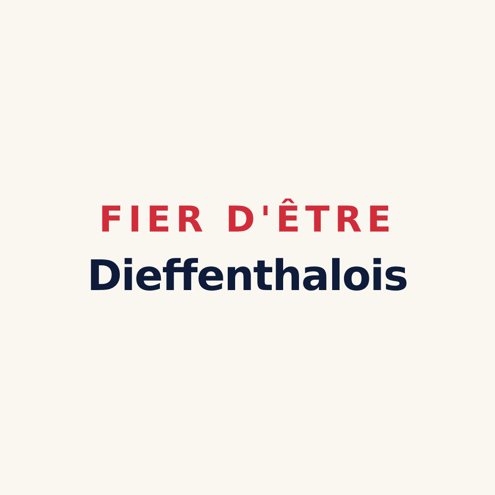 Tasse « Fier d'être Dieffenthalois » — design pour Dieffenthal