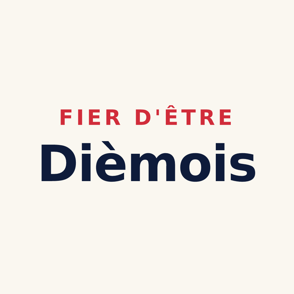 Tasse « Fier d'être Dièmois » — design pour Dième