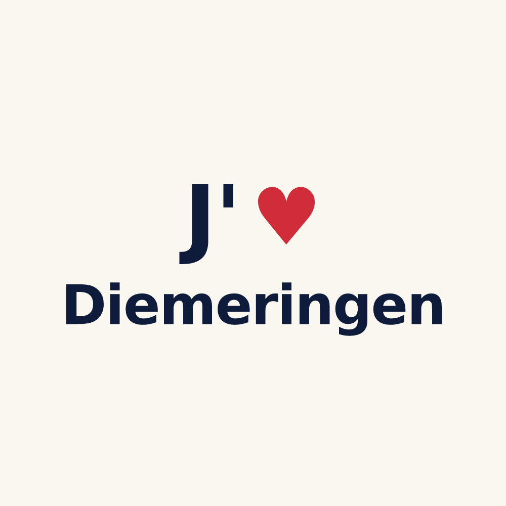 Tasse personnalisée Diemeringen — design J'aime Diemeringen