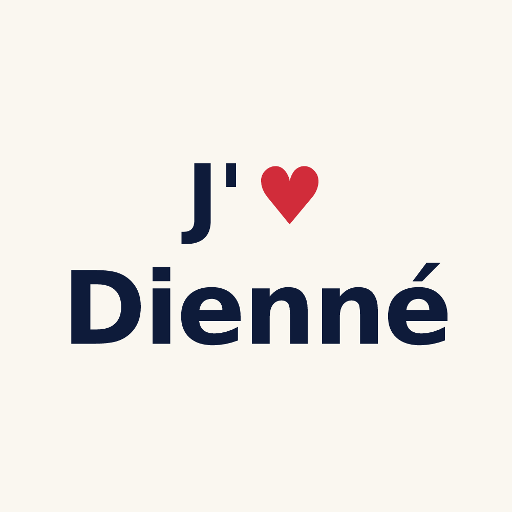 Tasse personnalisée Dienné — design J'aime Dienné