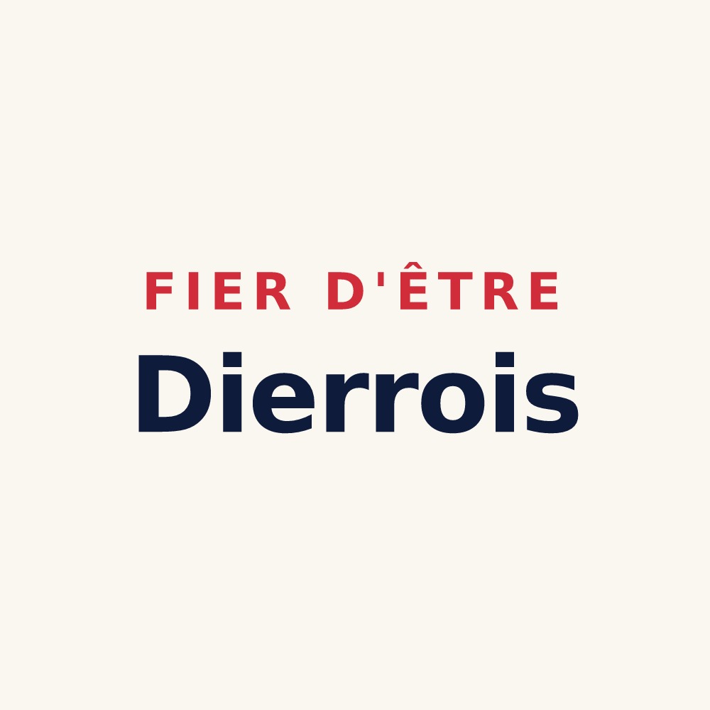Tasse « Fier d'être Dierrois » — design pour Dierre