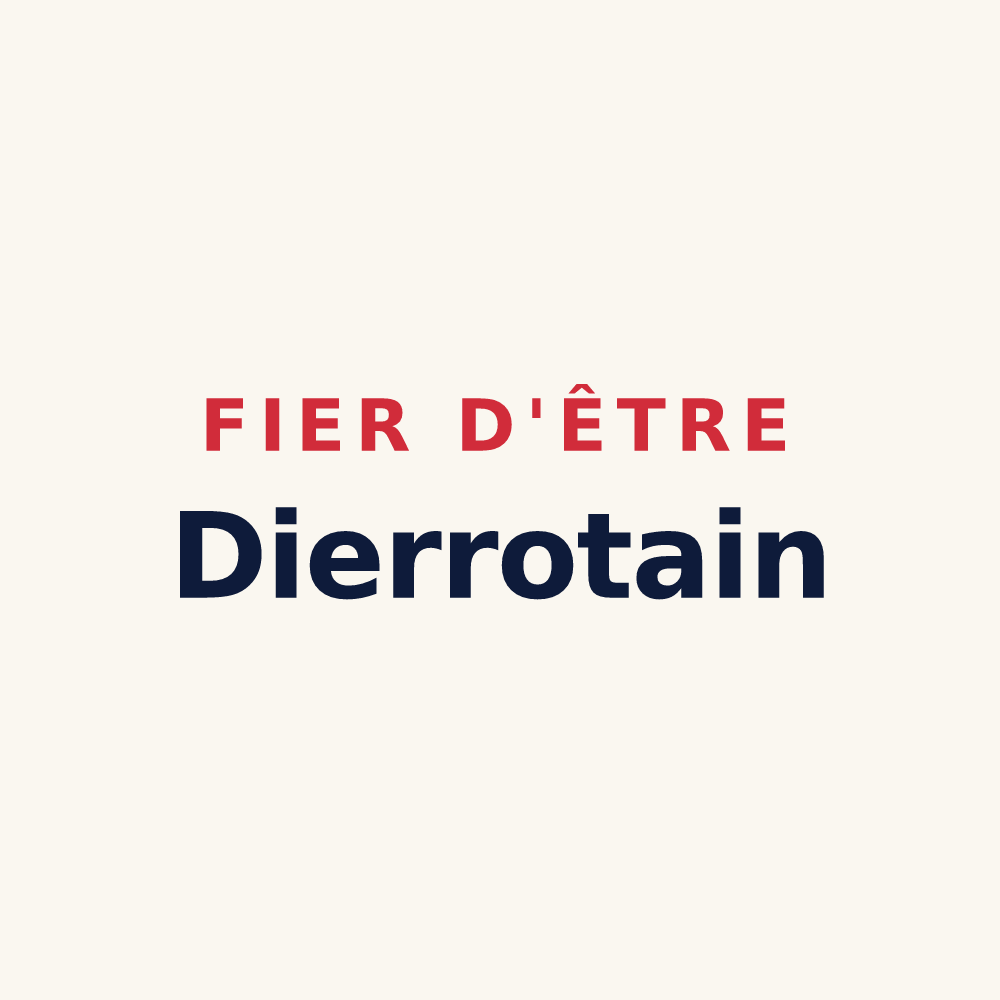 Tasse « Fier d'être Dierrotain » — design pour Dierrey-Saint-Julien
