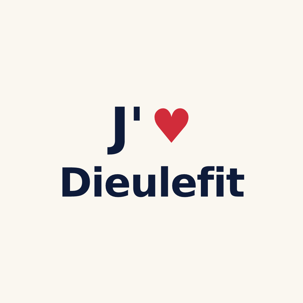 Tasse personnalisée Dieulefit — design J'aime Dieulefit