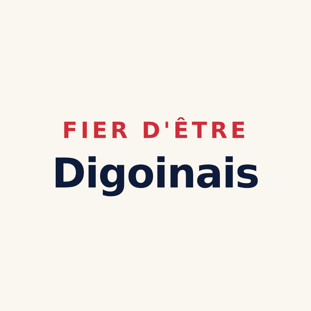 Tasse « Fier d'être Digoinais » — design pour Digoin