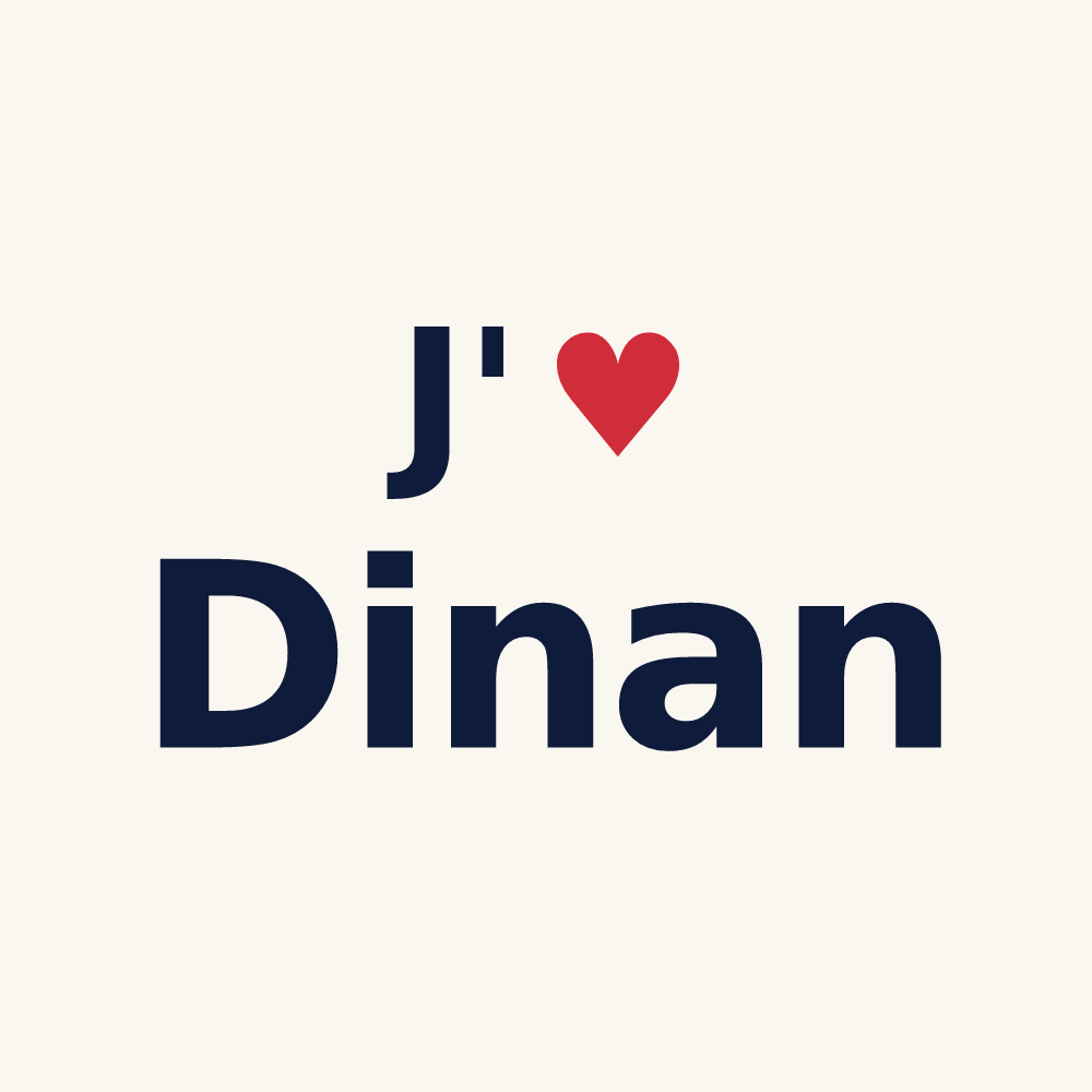 Tasse personnalisée Dinan — design J'aime Dinan