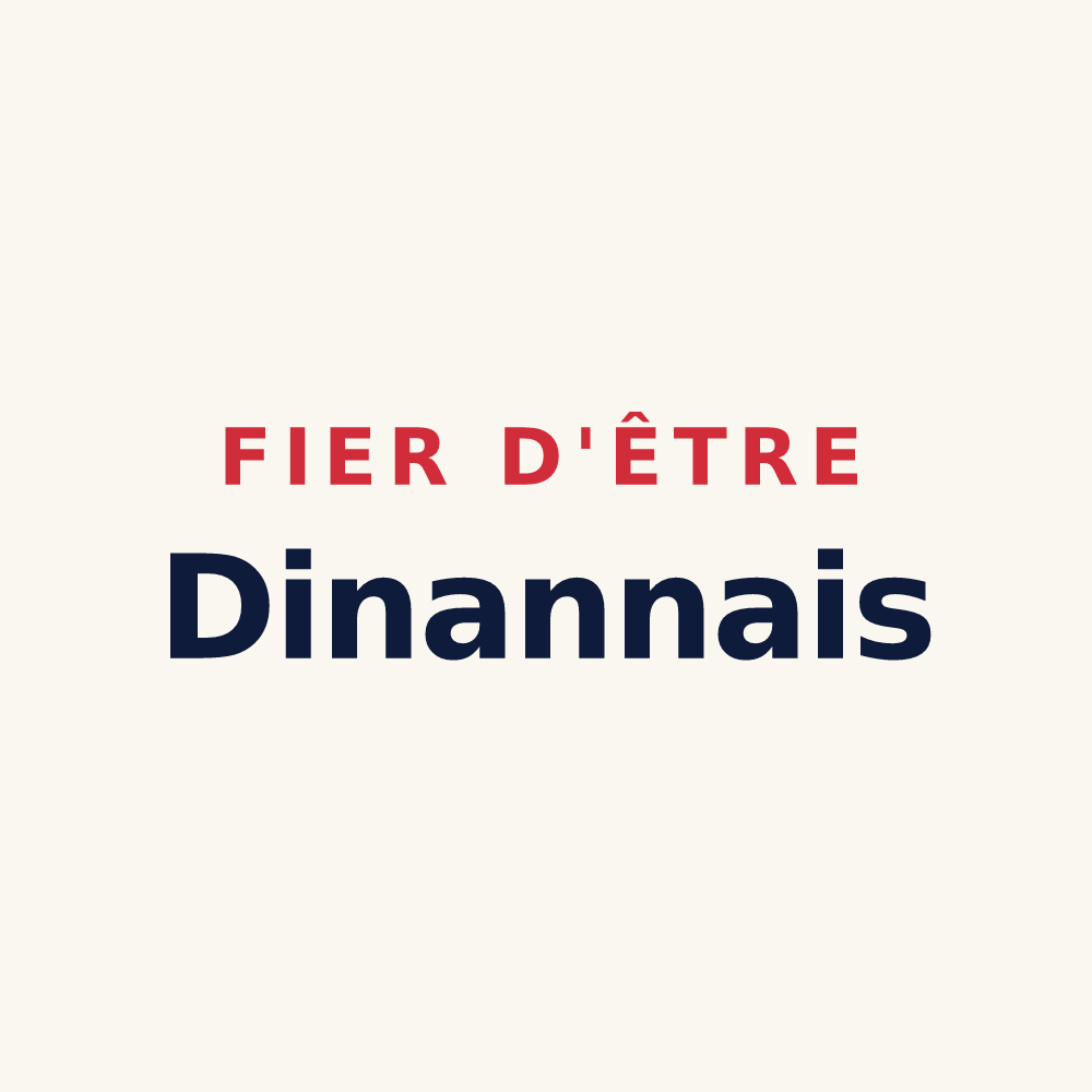 Tasse « Fier d'être Dinannais » — design pour Dinan