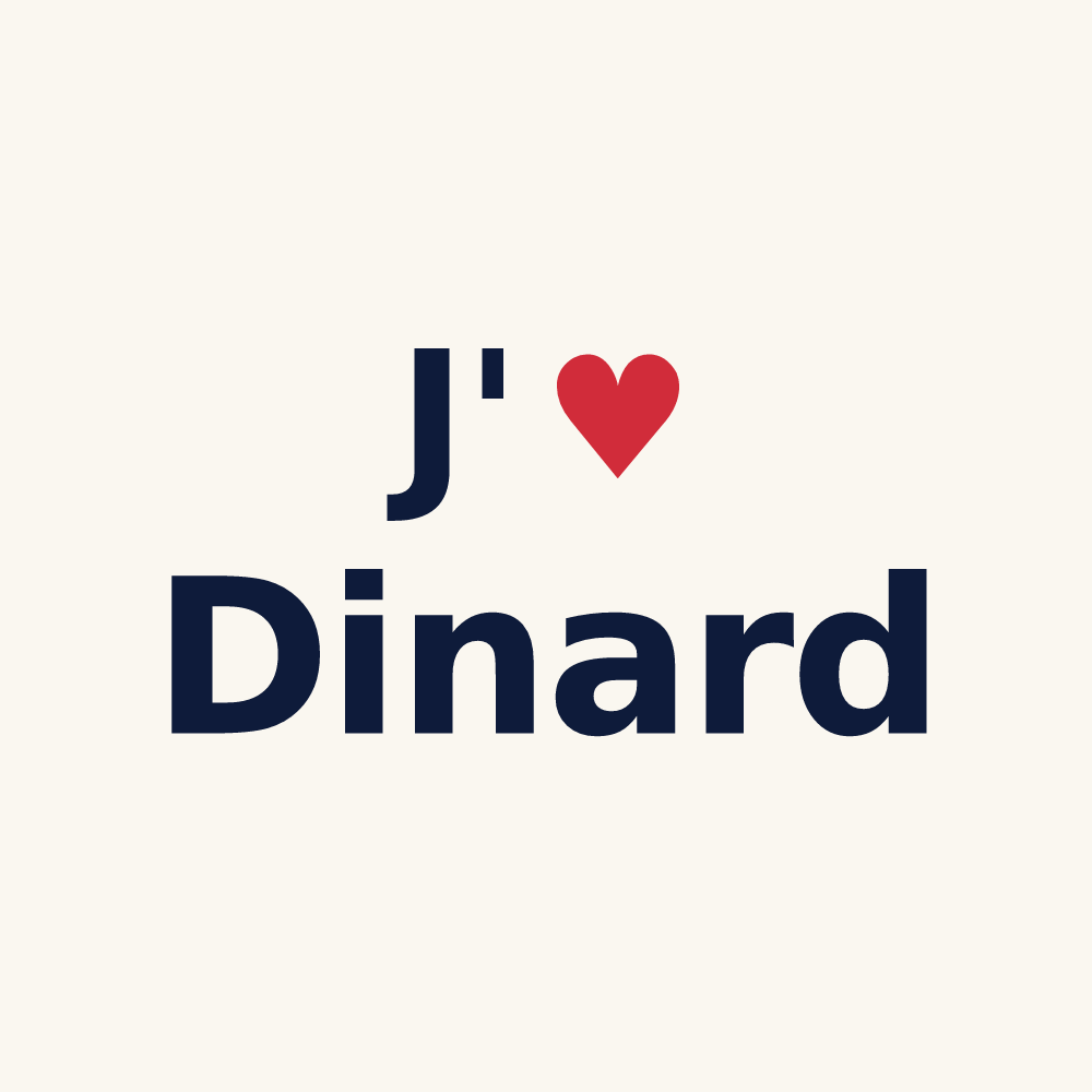 Tasse personnalisée Dinard — design J'aime Dinard