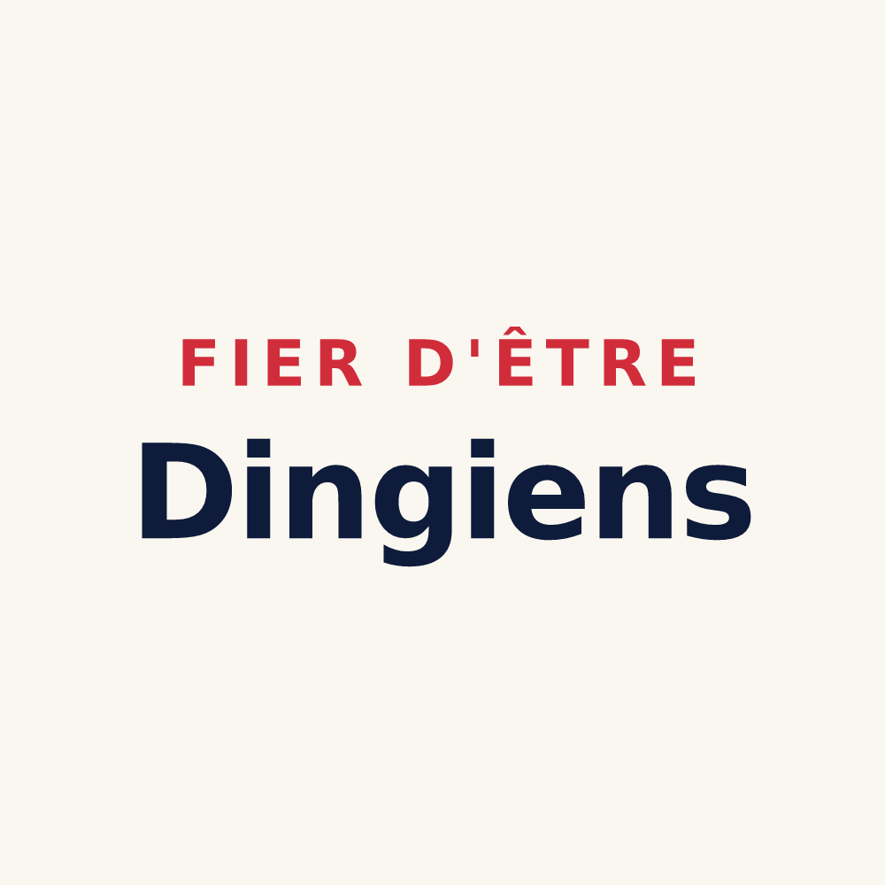 Tasse « Fier d'être Dingiens » — design pour Dingy-Saint-Clair