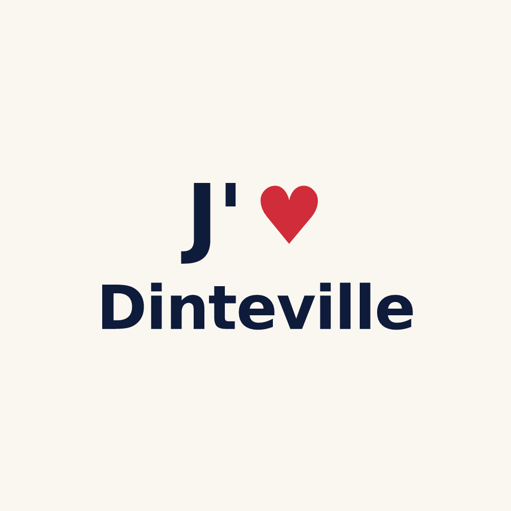 Tasse personnalisée Dinteville — design J'aime Dinteville