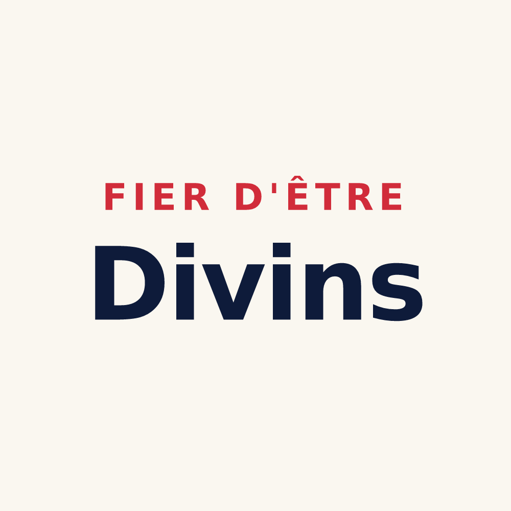 Tasse « Fier d'être Divins » — design pour Diou