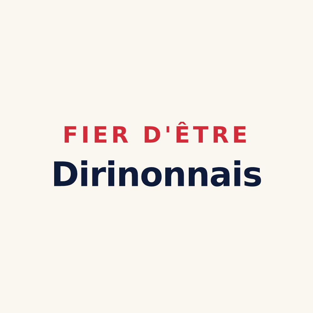 Tasse « Fier d'être Dirinonnais » — design pour Dirinon