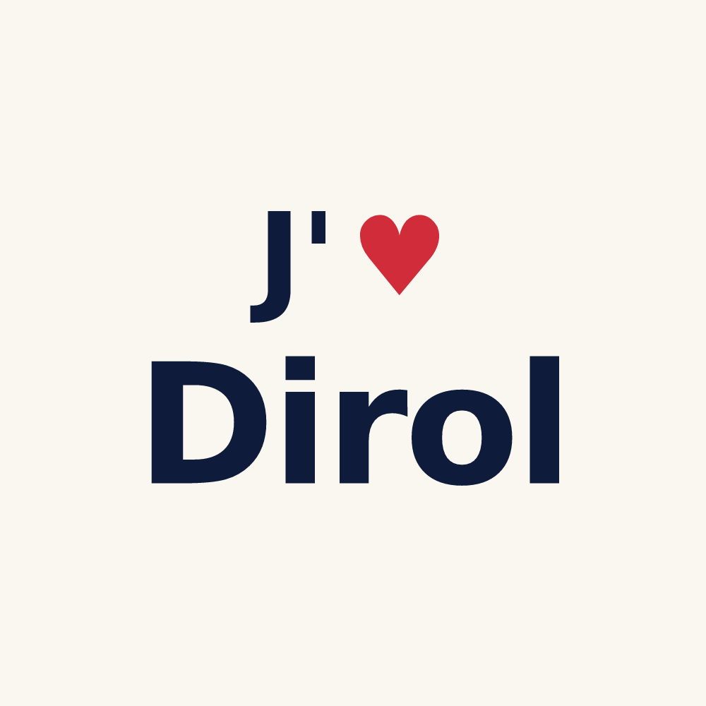 Tasse personnalisée Dirol — design J'aime Dirol