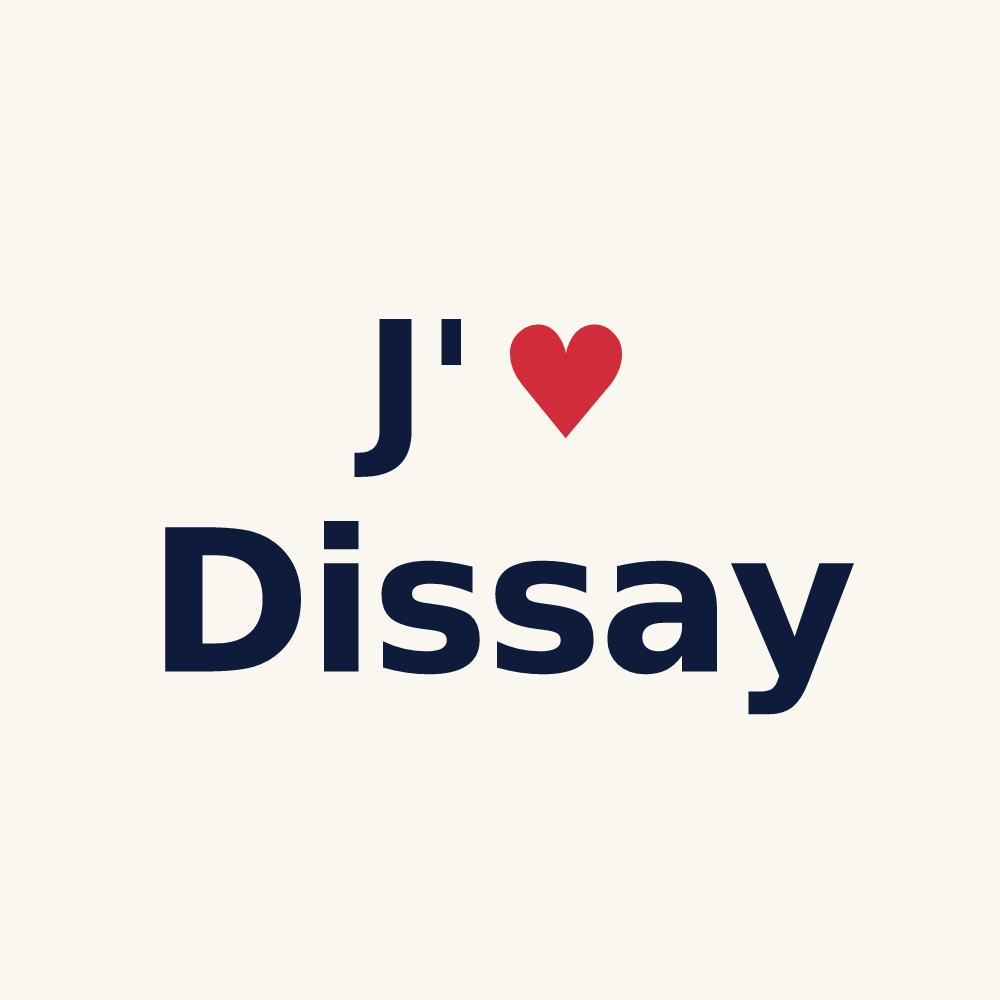 Tasse personnalisée Dissay — design J'aime Dissay