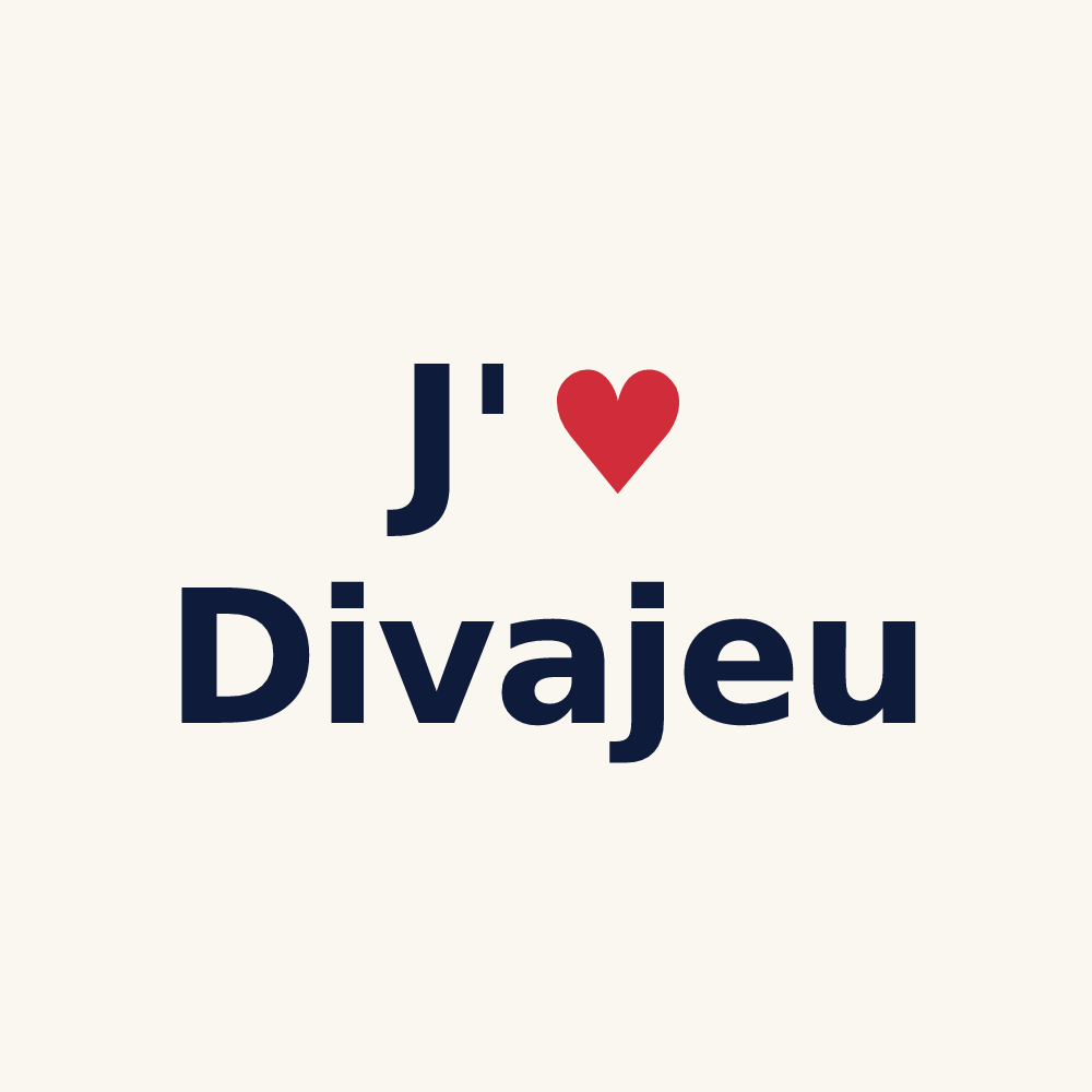Tasse personnalisée Divajeu — design J'aime Divajeu