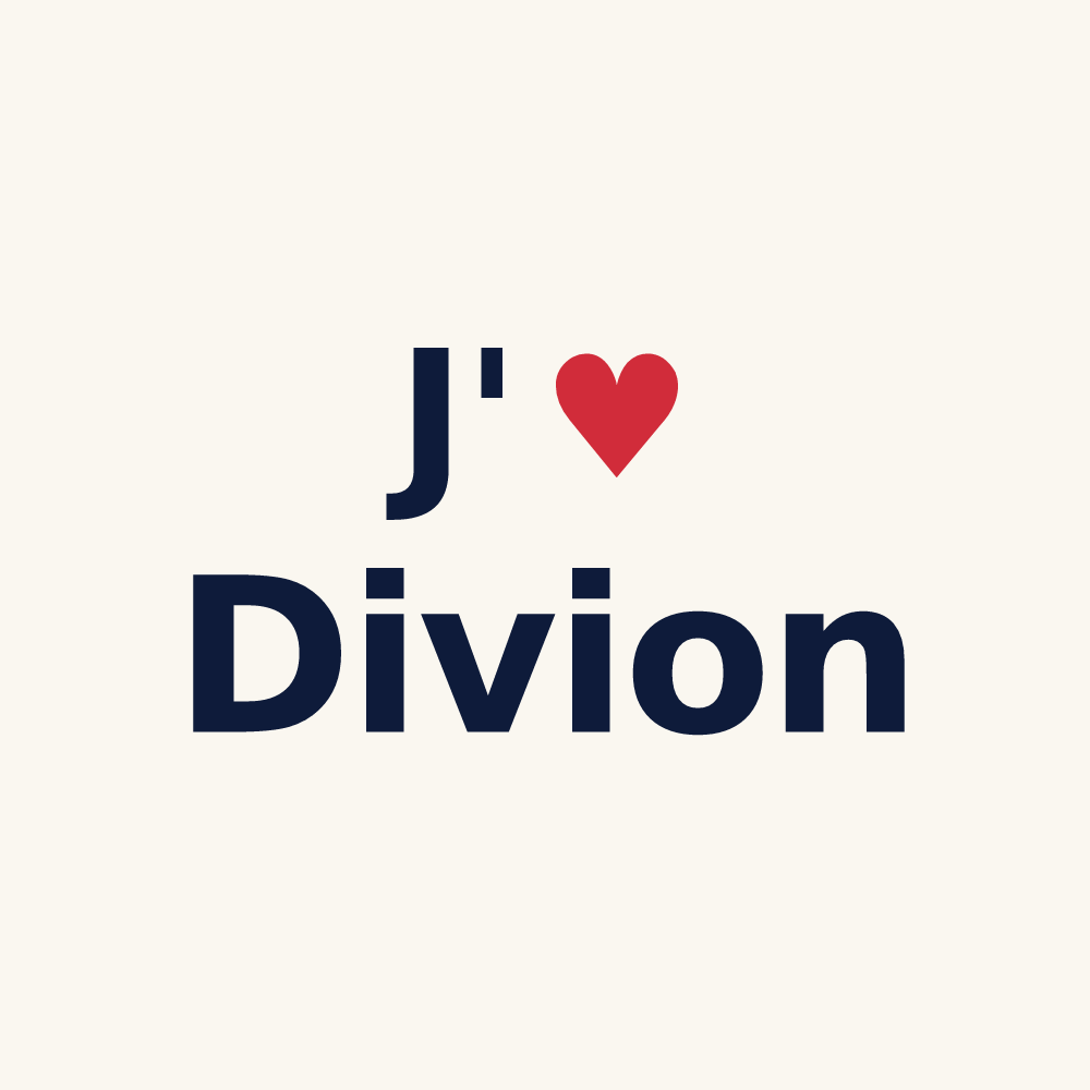 Tasse personnalisée Divion — design J'aime Divion