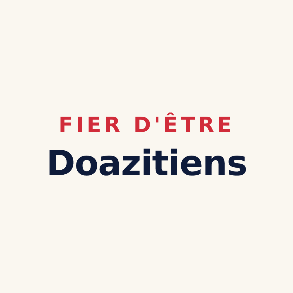Tasse « Fier d'être Doazitiens » — design pour Doazit