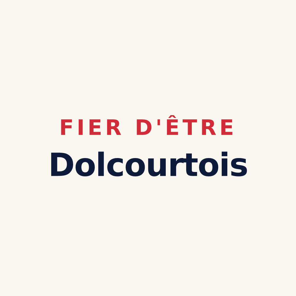 Tasse « Fier d'être Dolcourtois » — design pour Dolcourt