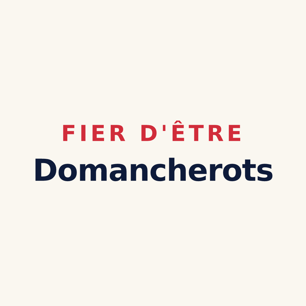 Tasse « Fier d'être Domancherots » — design pour Domancy