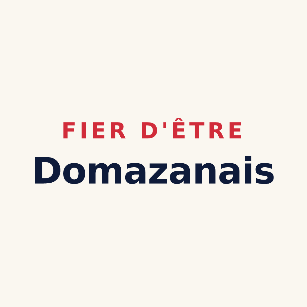 Tasse « Fier d'être Domazanais » — design pour Domazan